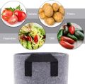 Breathable Plant Fiber Grow Bags Non-Woven Tomato Tree Planting Felt Flower Pots|30 Gallon. 