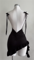 Sleeveless Backless Ruffles Mini Dress Women Summer Y2K Lace Up Black Bodycon Dresses Party Club Streetwear 2025 New Sundress. 