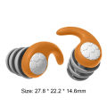 Silicone Sleeping Earplugs 3 Layer Swimming Ear Plugs  Lightweight Soundproof Earplug Canceling Noise Reduction For Travel Home. 