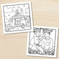 DREAM DATE: Coloring Book for Adults Featuring Cute Cozy Daily Activities for Relaxation (Cozy Spaces Coloring). 
