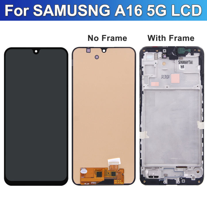 AMOLED%20For%20Samsung%20A16%204G%20Touch%20Screen%20SM-A165F%20LCD%20Display%20Touch%20Screen%20Digitizer%20with%20Frame%20Replacement%20A16%205G%20A166B%20Display%20-%20Image%204