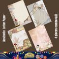 Aesthetic Letter Paper 4 pcs (A6). 