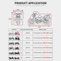 Motorcycle Rain Cover All Season Waterproof Dustproof UV Protective Outdoor Indoor For Snowmobile Scooter 190T Protect Covers. 
