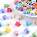 10pcs 13.5mm Mix Color Star Beads Ceramic Beads For Making Jewelry Bracelet Necklace Charms DIY Keychain Supplies. 