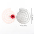 3D Large Spiral Rolled Flower Metal Cutting Dies 115mm Garland Flower For DIY Scrapbooking Decoration Craft Paper Card Making. 
