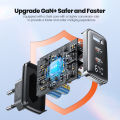 Toocki PD 67W GaN USB Charger Digital Display Quick Charge QC4.0 Type C Charger For iPhone ipad    Tablets. 