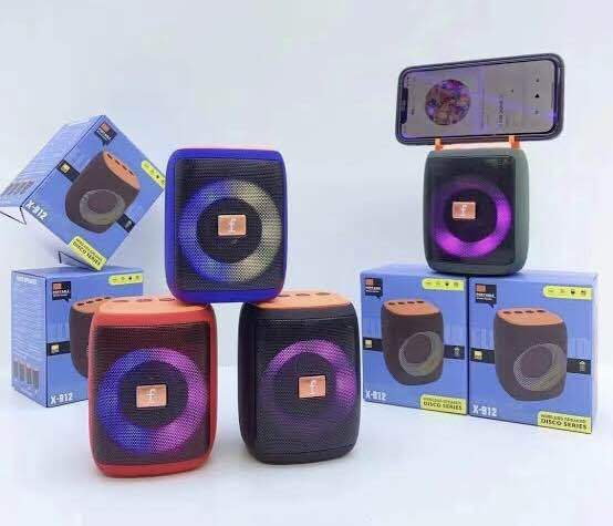 TWS X-912 portable LED wireless Speaker And Memory Card,USB,FM Radio
