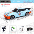 Skymaker LDRC 1/18 RC Drift Car LD1898 911 Mode 2.4GHz with Gyroscope on-Road Alloy Body Shell Racing Car for Children .