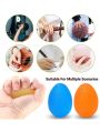 WOSWEIR-Egg Type Hand Grip Strength Training Ball for Elderly&Children Home Office Finger Exercise Equipment Rehabilitation Use.
