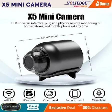 New%20X5%20Mini%20Camera%201080P%20Night%20Vision%20Lightweight%20Portable%20Premium%20Cams%20Motion%20Detection%20Camera%20-%20Image%202