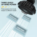 Mini Fan Rechargeable Fan 720° Rotating Hanging Clip Fan with Nightlight Portable Office Bedroom Dormitory Outdoor Fan Gifts. 