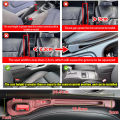 For Toyota RAV4 CHR Corolla Camry Highlander Auris Harrier Prius Crown Prado 120 150 Car Seat Gap Storage Strip Filler Storage. 