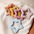 New Star Silicone Teether Food Grade Heart Baby Teething Toy.
