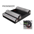For KTM YAMAHA HONDA Motorcycle Universal Chain Clean Durable Roller Ramp Lift Tire Cleaning Stand Tire Wash Bracket Portable.