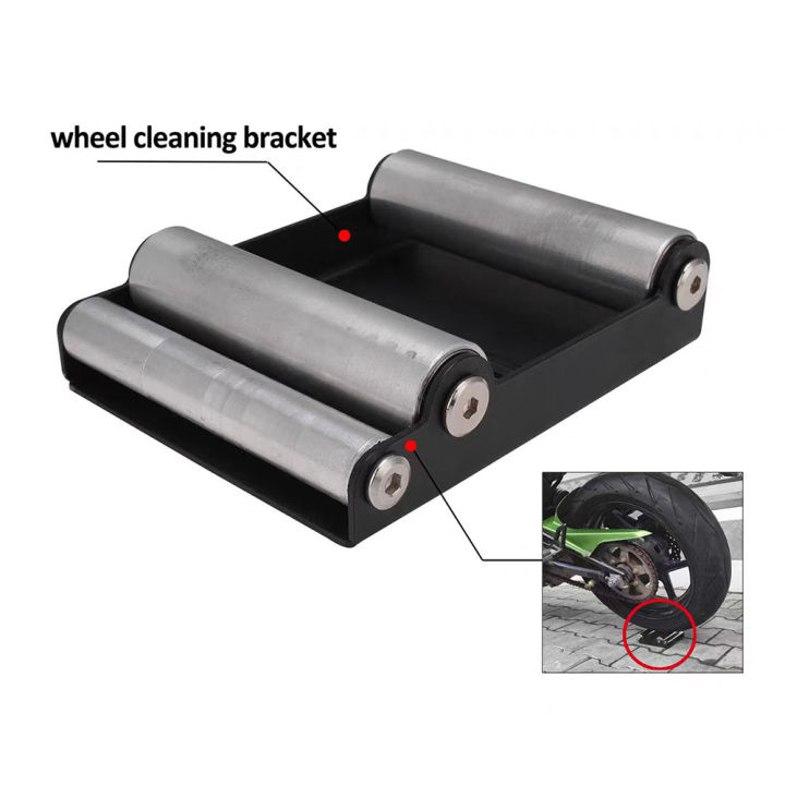For%20KTM%20YAMAHA%20HONDA%20Motorcycle%20Universal%20Chain%20Clean%20Durable%20Roller%20Ramp%20Lift%20Tire%20Cleaning%20Stand%20Tire%20Wash%20Bracket%20Portable%20-%20Image%205