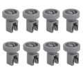 8PCS Dishwasher Top Basket Wheel For Aeg For Electrolux For Favorit For Privileg For Zanussi Dish Washer Upper Wheel Kits. 