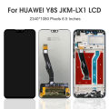 For HUAWEI Y8S 6.5''For Y8s JKM-LX1 JKM-LX2 JKM-LX3 LCD Display Touch Screen Digitizer Assembly Replacement. 