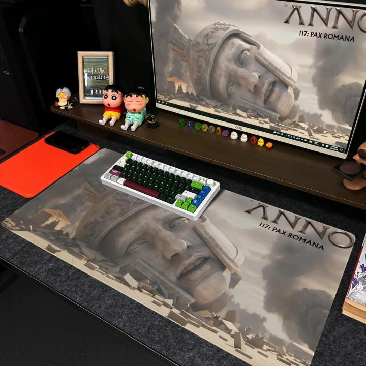 Game%20A-Anno%20117%20Mouse%20Pad%20Xxl%20Computer%20Large%20Size%20Non-slip%20Gamer%20Keyboard%2090x40cm%20Art%20Design%20HD%20Deskmat%20-%20Image%202