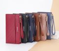 New fashion women hand bags pu leather double zipper pouch womens wallet. 