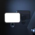 Portable Mini Selfie Fill Light Rechargeable 3 Modes Adjustable Brightness Clip On For Mobile Phone Make Up Computer Fill Light. 