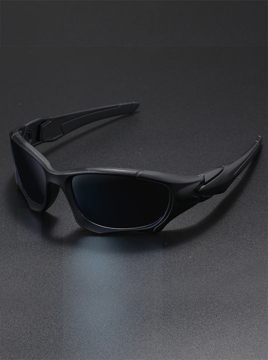 Outdoor Sports Polarized Sunglasses Men Curve Cutting Frame Stress-Resistant Lens Shield Sun Glasses Wome