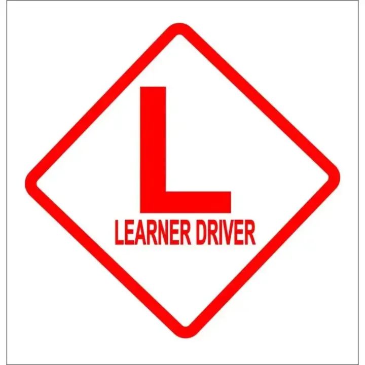 Learner Sticker Sign STICKER LEARNER DRIVER FOR CAR EXTERIOR | Daraz.pk
