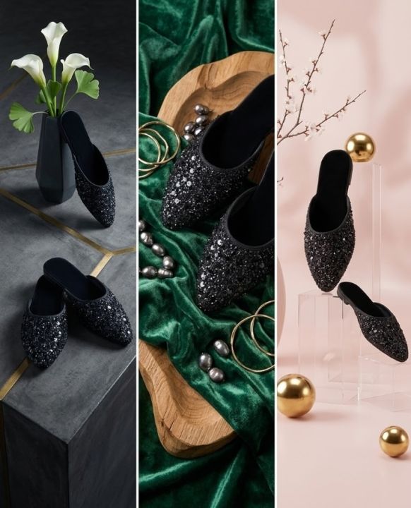 Steppora%20Women%20Sequin%20Mules%20-%20Fancy%20Party%20Wear%20Shoes%20For%20Girls%20-%20Velvet%20Flat%20Slippers%20-%20Wedding%20Khussa%20Style%20Mules%20-%20Image%205