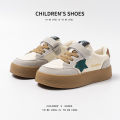 Girls Canvas Shoes Anti-slip Soft Bottom Velcro Children's Sneakers Trendy Elementary School Students Shoes Fall New Style. 