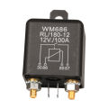 4Pin 12V/24V Relay Module 200A 100A High Current Relay Starting Relay Automobile Current Power Control Module Isolator Relay. 