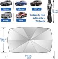 Car Windshield Sun Shade Umbrella - Foldable Car Umbrella Sunshade Cover UV Block Car Front Window (Heat Insulation Protection) for Auto Windshield Covers Trucks Cars (Large). 