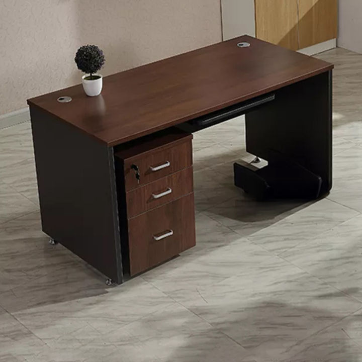Furnisha Decor Office Desk with Drawers and Storage, Office Executive Table, Workstation Table with Storage, Office Table for Home/Office Desk Computer Table