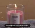 Scented candle soy wax. 