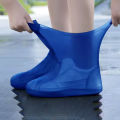 Reusable Non-slip Rubber Rain Boots Shoe Covers Rainy Day Boots Women Men PVC Silicone Sole Overshoes Waterproof. 