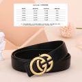 Ladies genuine leather belt, versatile decoration for business and casual wear, simple and fashionable, with a high-end feel..