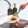 Black Dish Soap Dispenser Set for Kitchen Sink Hands Soap and Dishes Detergent Storage Bottle Refillable Bottles. 