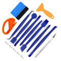 11Pcs/8Pcs Car Wrapping Vinyl Tool Kit Window Film Tint Tools Car Wrap Sticks Edge Trimming Squeegee Tinting Felt Edge Squeegee. 