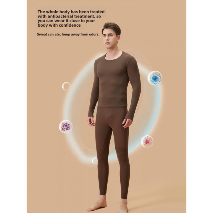 Ultra-Thin%20Heattech%20Long%20Johns%20Men's%20Set%20Hyaluronic%20Acid%20Skin%20Care%20Skin%20Bottom%20Clothing%2037%20%C2%B0%20Constant%20Temperature%20Heating%20-%20Image%203