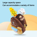 Cute Children's Backpack Plush Material Backpack for Boys and Girls Cartoon Animal Games Series Schoolbag Baby Backpack2-4 Years.