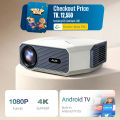 AUN A004 Pro Projector Portable Full HD Home Cinema 4K Movie Decode 1080P Video Projector Electric Focus. 