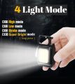 [HIGH-QUALITY] Rechargeable Mini COB Flash Light 800 lumens | COB Rechargeable Keychain Mini Small Flashlight 3 Light Modes Portable Pocket Light with Folding Bracket Bottle Opener and Magnet Base for Fishing, Walking and Camping - Orchid store PK.. 