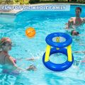 Explosions inflatable basketball stand interactive shooting toys outdoor inflatable swimming pool toys Outdoor water toys. 