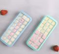 Silicone Ice Cubes Tray with Lid 24 Cubes Jelly Maker frozen Molds Easy-Release for Whisky Cocktail Cola Baby Food and Drinks. 