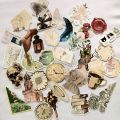 Vintage Academia Aesthetic Stickers | 32 Pcs (Glossy Paper, Medium Size). 