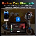 Jansite 5/7 inch Carplay Motorcycle DVR Navigation GPS Wireless CarPlay Android Auto IPX7 Display Screen Portable Moto Monitor. 