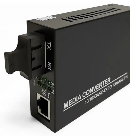 MURABE%202%20Pieces%20of%20photoelectric%20Converter%2020KM1%20Optical%201%20Electrical%20100M%20Dual%20Fiber%20Single%20Mode%20Fiber%20Optic%20transceiver%20-%20Image%202