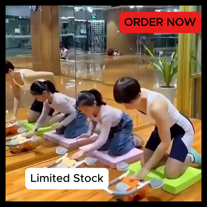 Ab Roller Wheel Exercise with Elbow Support, Automatic Rebound Abdominal Wheel,Double Wheel Ab Roller Equipment for Core Workout for Home Gym Fitness, Yoga & Pilates Exercises