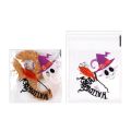 100Pcs Halloween Plastic Candy Cookies Gift Bag Self Adhesive Snack Wrap Bag Halloween Party Decorations Supplies Kids Gifts. 