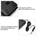 6.35 Foot Sustain Single Pedal Controller for Electronic Keyboard Piano.