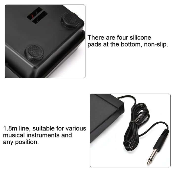 6.35%20Foot%20Sustain%20Single%20Pedal%20Controller%20for%20Electronic%20Keyboard%20Piano%20-%20Image%205