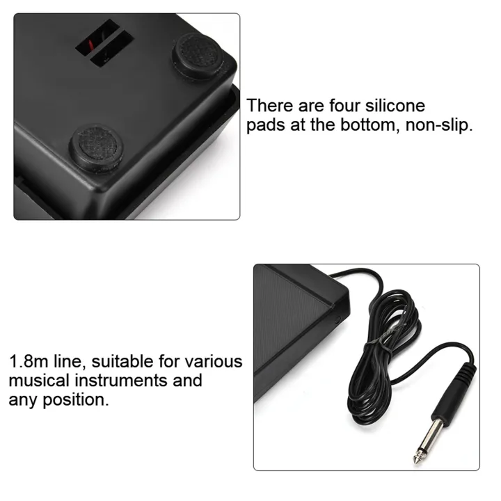 6.35%20Foot%20Sustain%20Single%20Pedal%20Controller%20for%20Electronic%20Keyboard%20Piano%20-%20Image%205